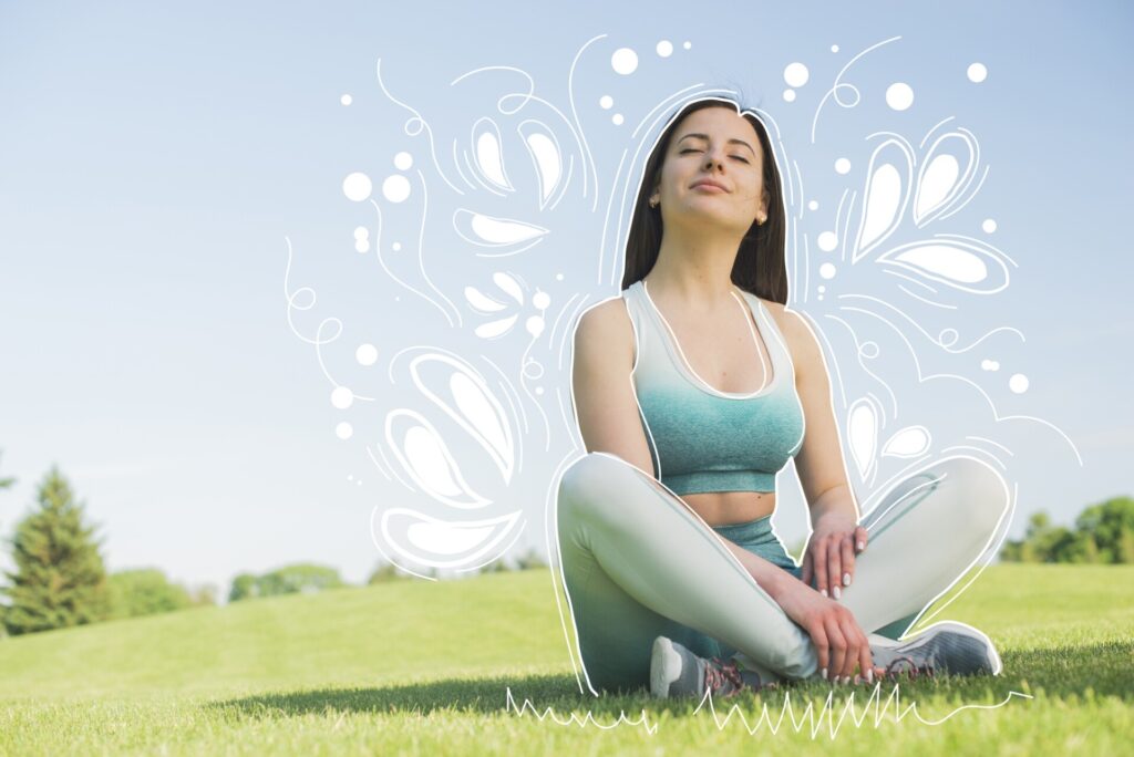 Stress Chronique : Le Fléau Silencieux Qui Sabote Votre Vie et les 4 Solutions Naturelles Pour le Combattre 4 Femme pratiquant la méditation pour gérer le stress chronique au quotidien