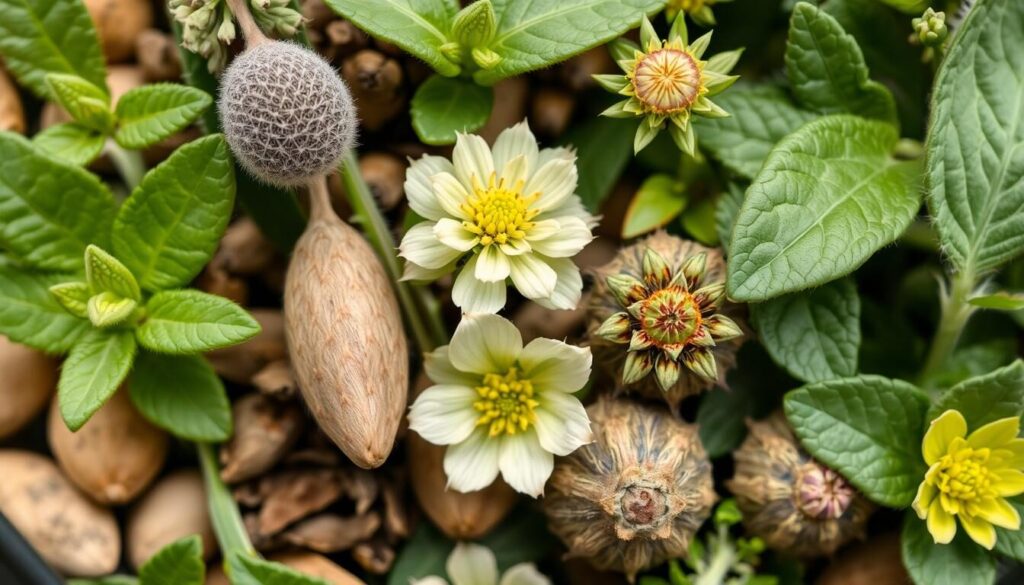 Image de plantes utilisées pour les compléments alimentaires Image de plantes utilisées pour les compléments alimentaires