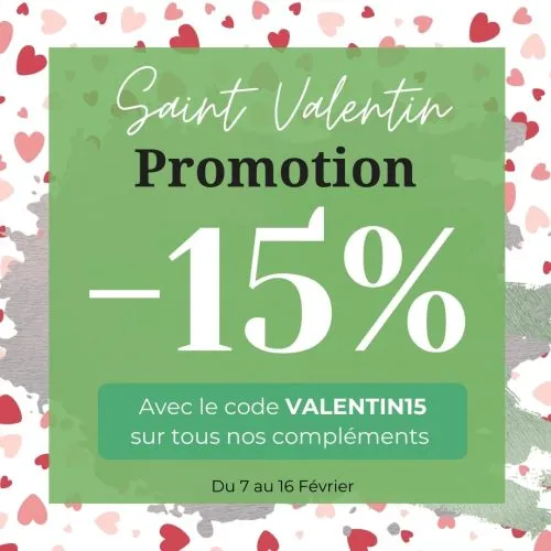 15% Promo St Valentin